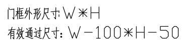 鋼制凈化雙開(kāi)門(mén)節(jié)點(diǎn)示意圖