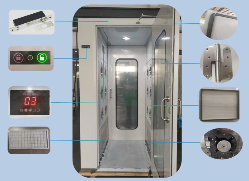 風淋室細節圖展示 風淋室細節圖展示