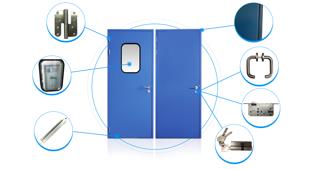 鋼制凈化單開門