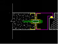 凈化門中字鋁門框安裝